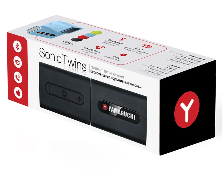 Портативные беспроводные колонки US-MEDICA Sonic Twins
